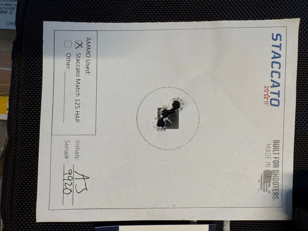 Staccato C - mit geradem Abzug