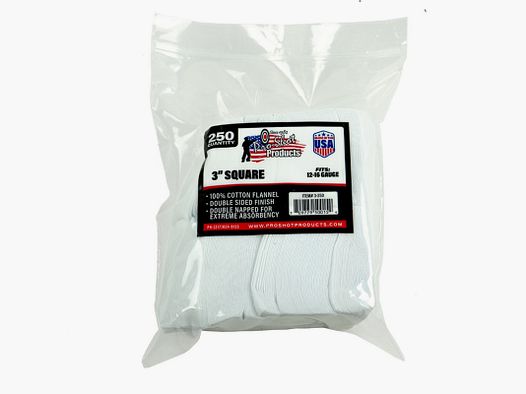 250 patches 3" square 12GA+16GA