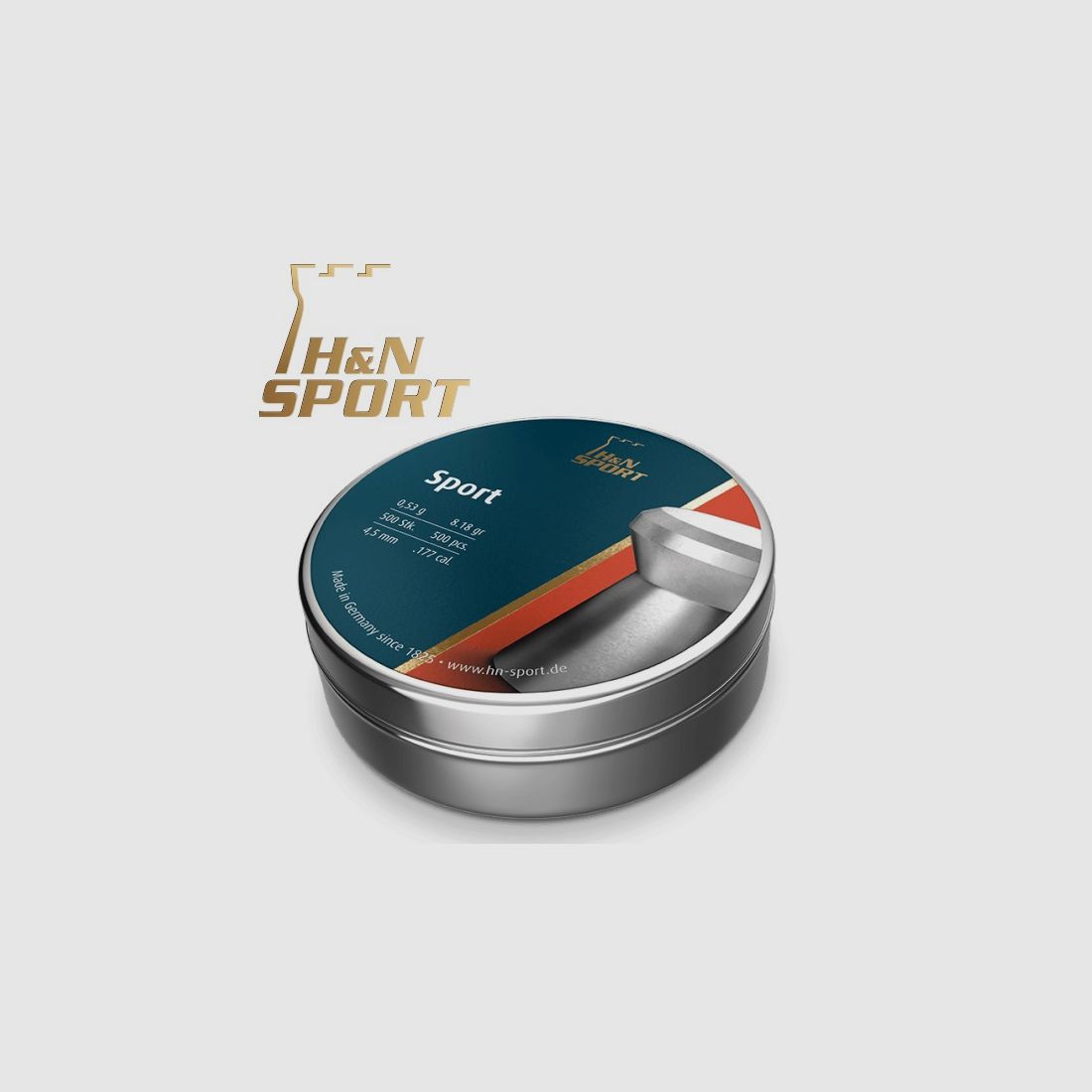 H&N Sport Pallini cal. 4,50 mm. Lattina da 500 pz. di 0,53 g.
