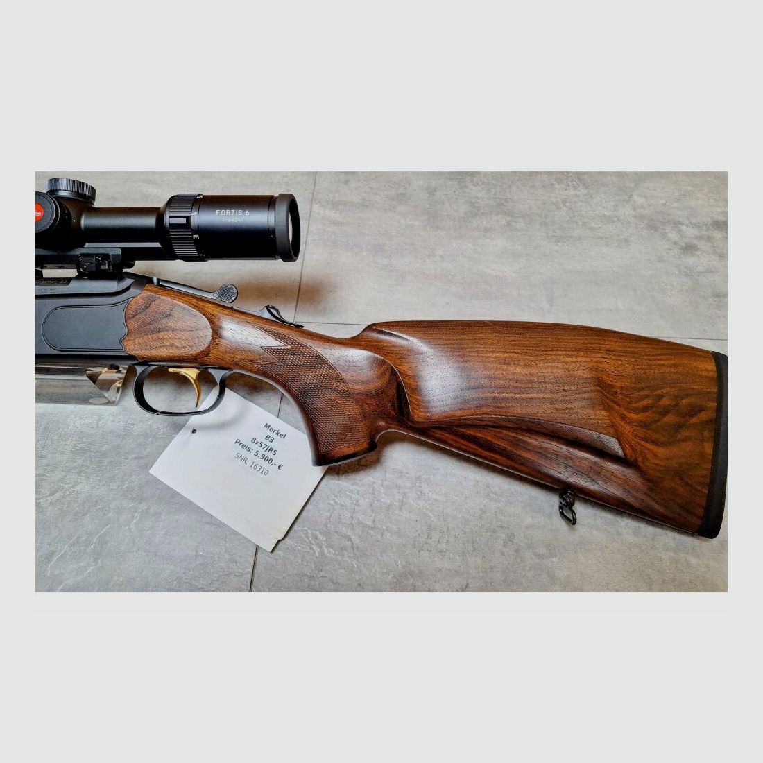 Bockdoppelbüchse Merkel B3 Black 8x57IRS