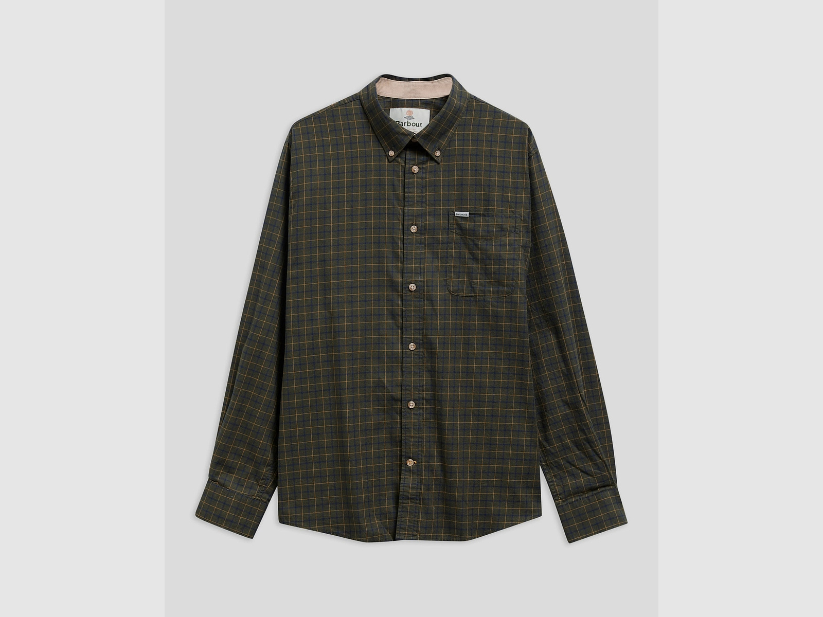 Barbour Bank Shirt, Olive, Men’s M