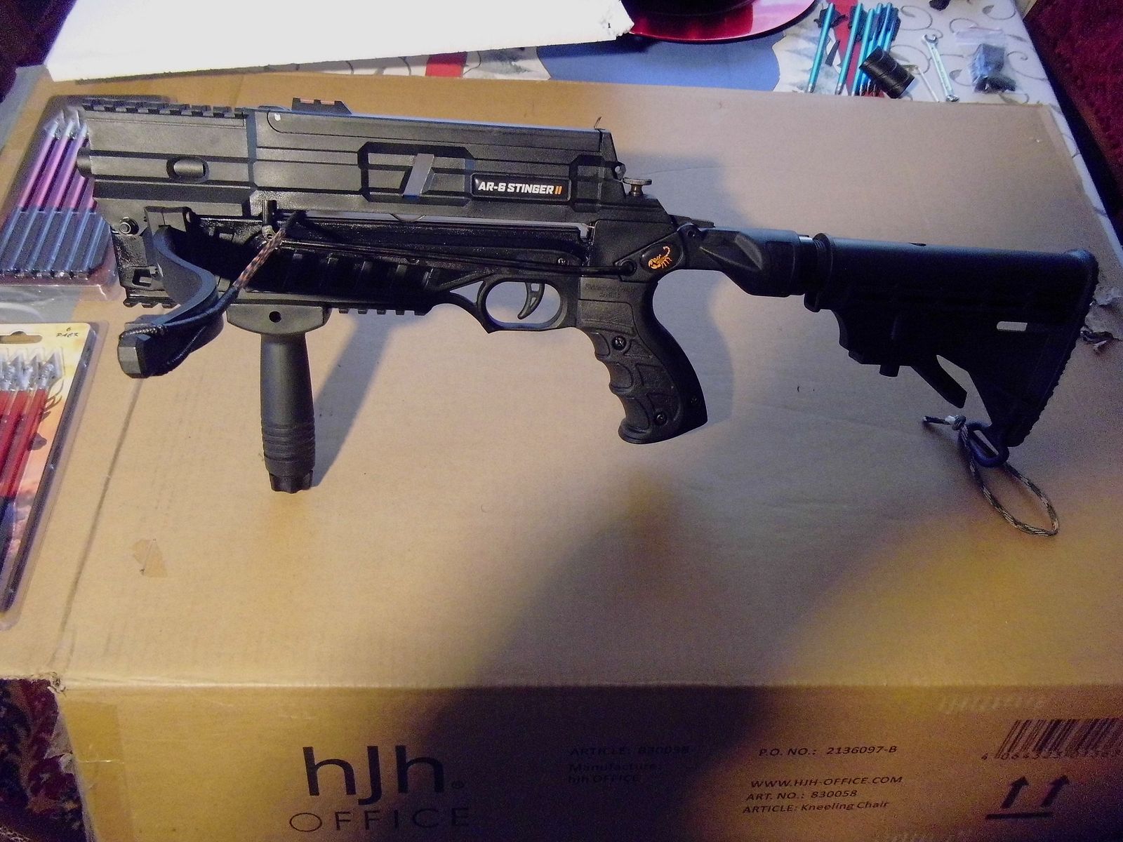 TOP DEAL! Steambow AR-6 Stinger II Tactical inkl. Schnellwechselwurfarm und extra viel Zubehör