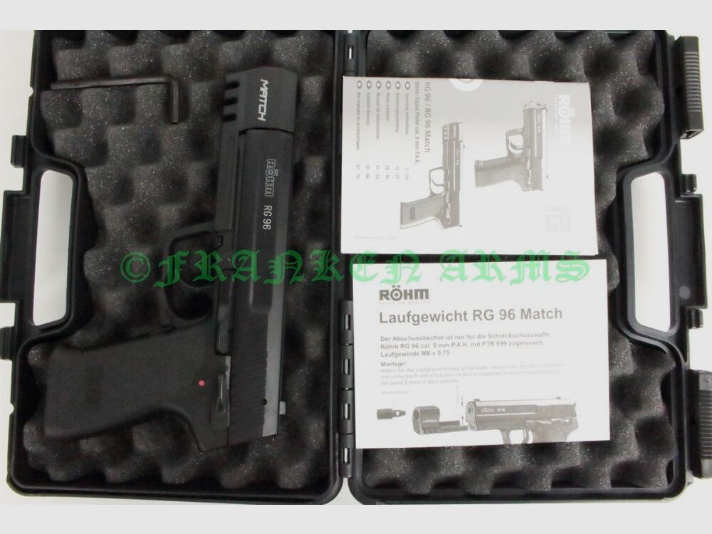Röhm RG96 MATCH 9mm P.A. brüniert