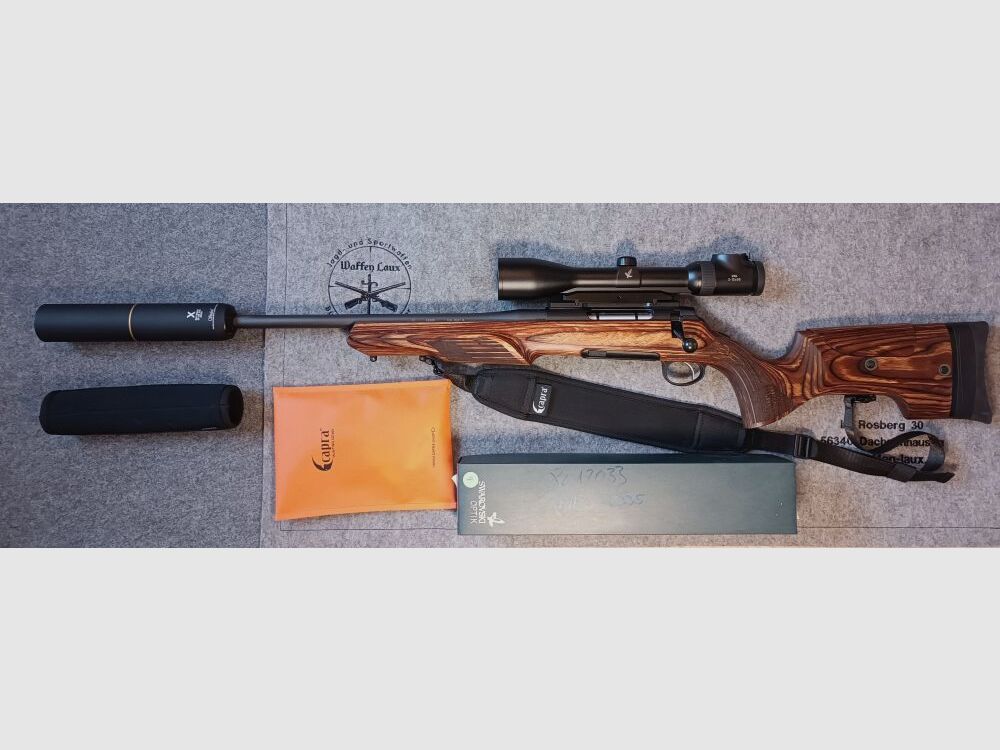Capra Mod. Summit 6 LINKS! ZF Swarovski Z6i + Schalldämpfer neuwertig!