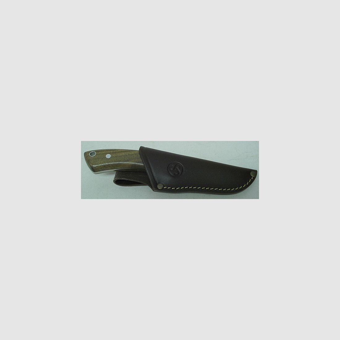 Messer Corto Satinado - 8,50cm Klinge,Walnuss-Griff