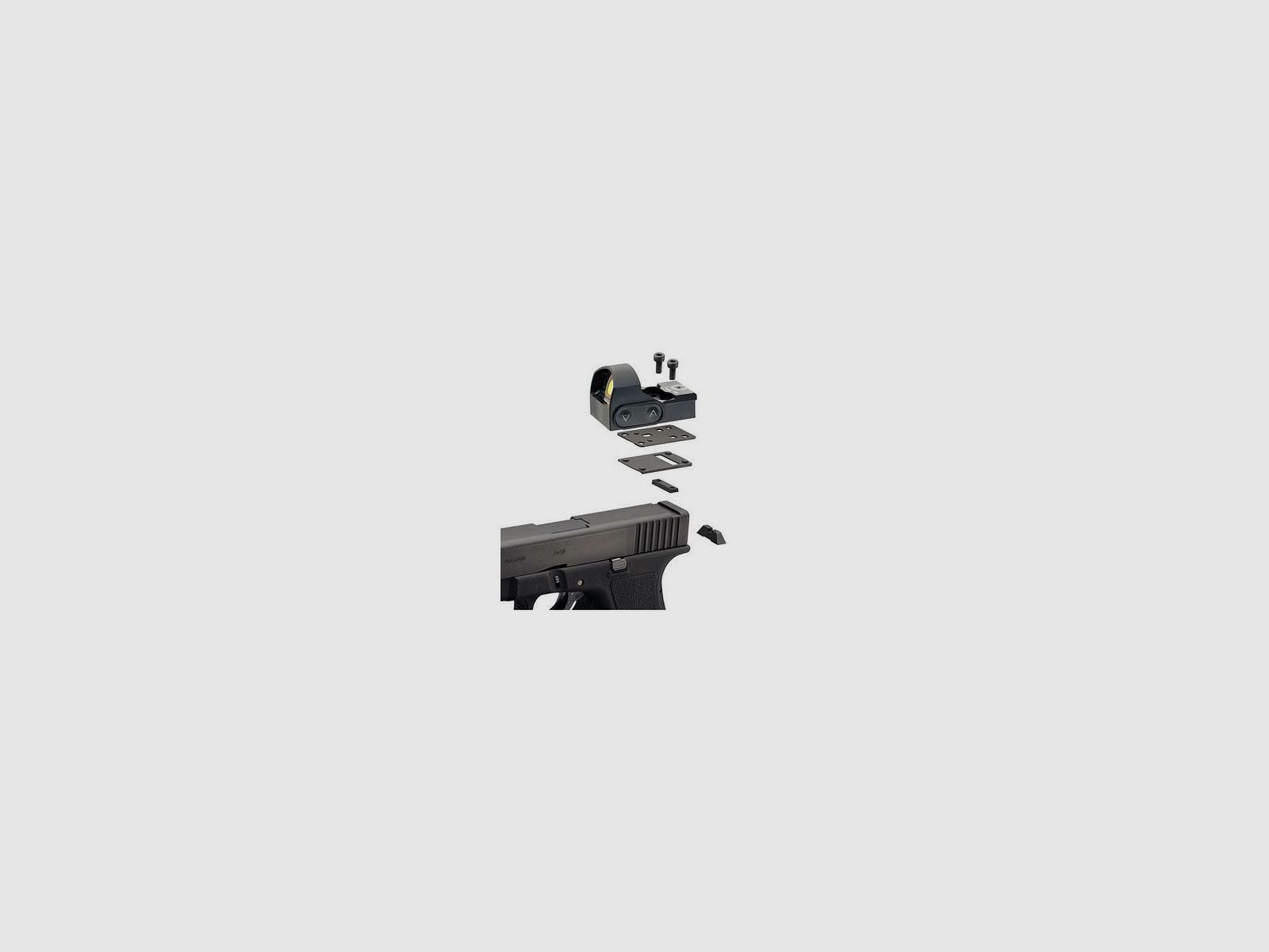 DELTA OPTICAL MONTAGE PISTOLE HD24 /HD26.