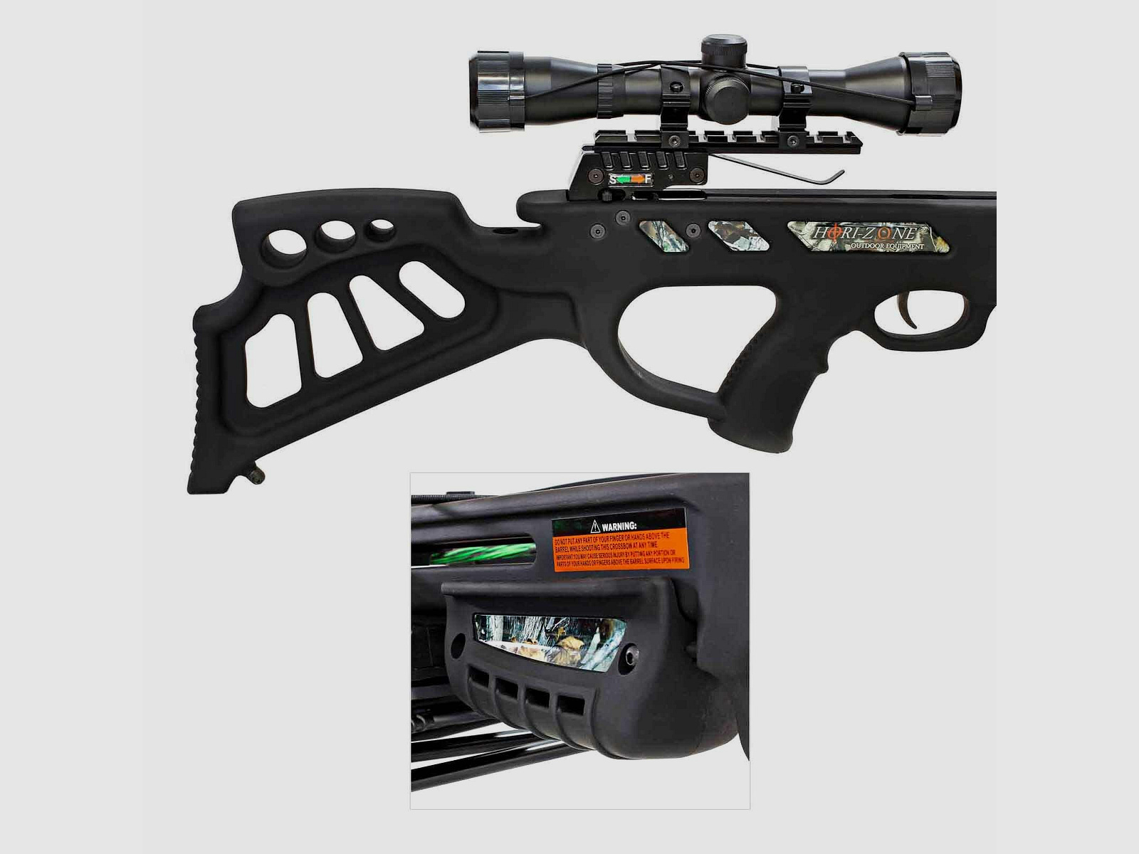 Set Hori-Zone Compoundarmbrust Penetrator Schwarz - 165 lbs / 340 fps (P18)