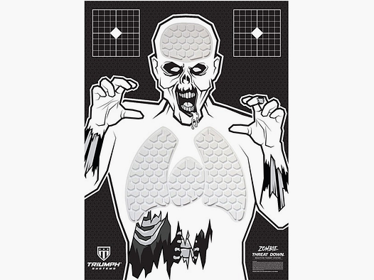 Threat Down Bleeding Zombie Target