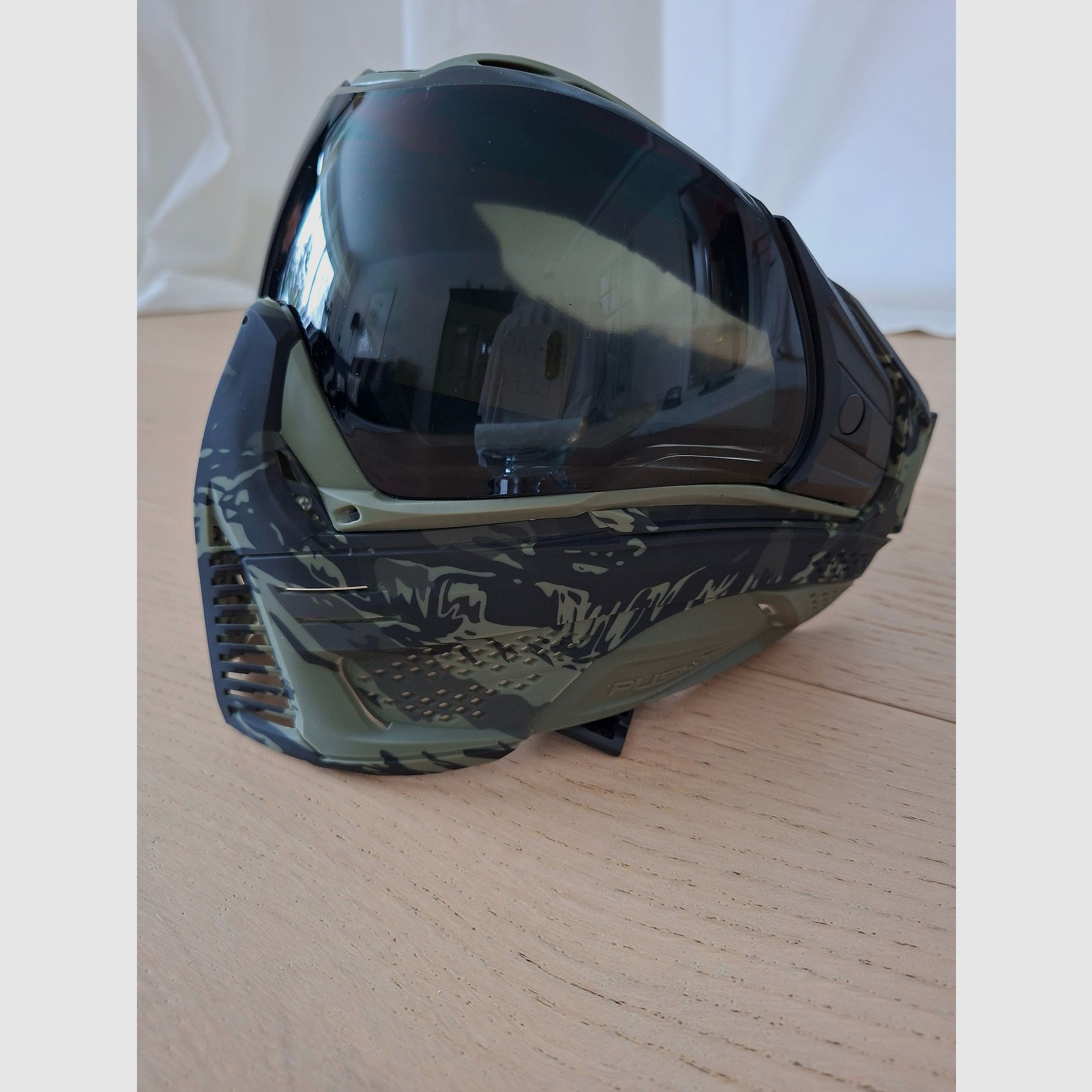 Push Unite Paintball mask (Design Olive Camo) including case new and unused