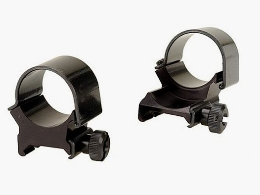 Anneaux Weaver Top-Mount Weaver-Style (1 étendu) noir brillant 25,4mm de haut, BH 8,43mm
