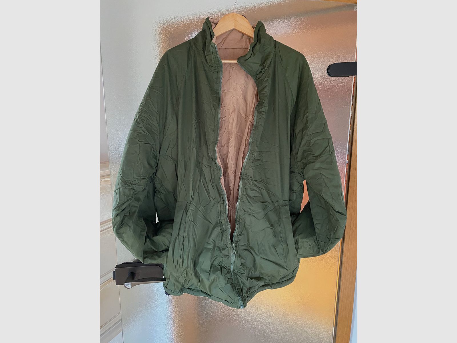 Britische Militärjacke Thermo, Wendbar