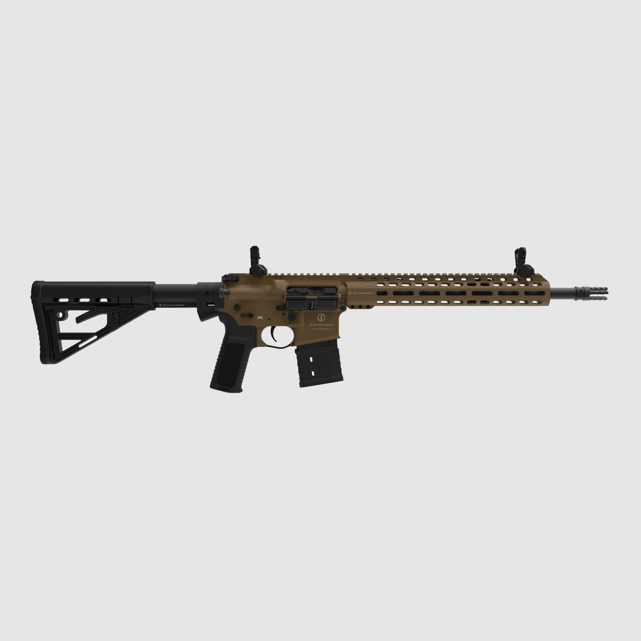 SCHMEISSER AR15 M4FL – CERAKOTE FDE / .223 Rem. / 14.5" | 370mm