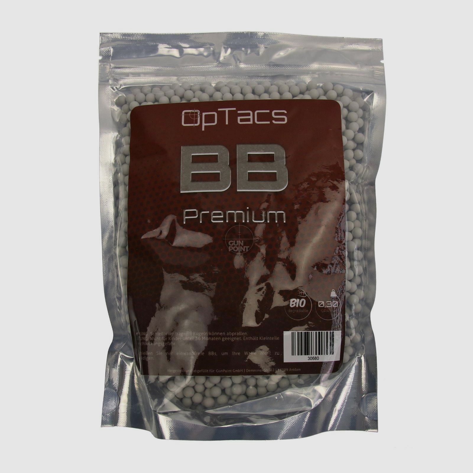 Softair - Pallini OpTacs Premium BIO BBs 0,30 g 3000 pz.