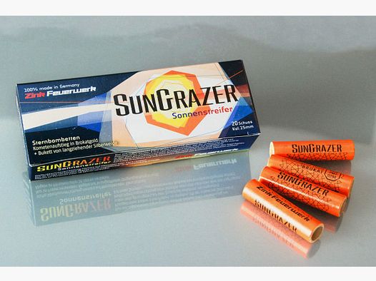 ZINK SUN GRAZER - STERNENBOMBETTEN - 20 SCHUSS - 15 MM