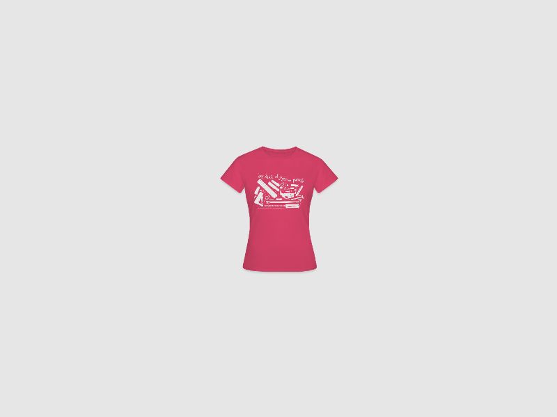 Jigsaw Puzzle - Frauen T-Shirt Dunkellila