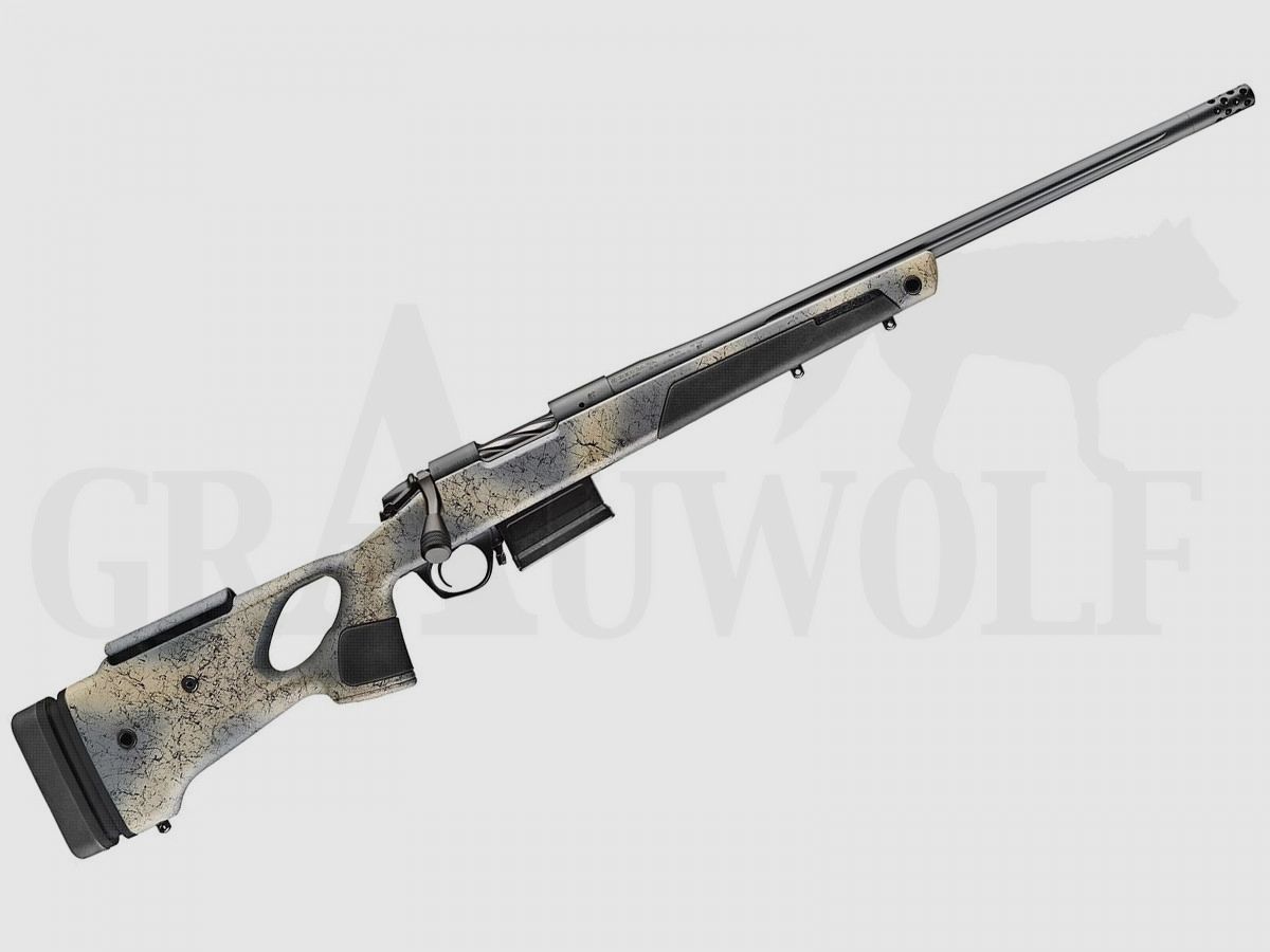 Bergara B14 Wilderness Thumbhole Repetierbüchse 6,5 mm Creedmoor Lauflänge 20" / 510 mm mit Mündungsbremse