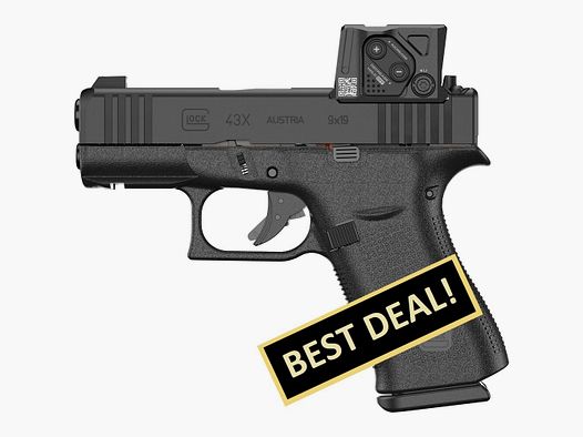 Pistolet Glock 43X A-CUT Combo 9 mm Luger