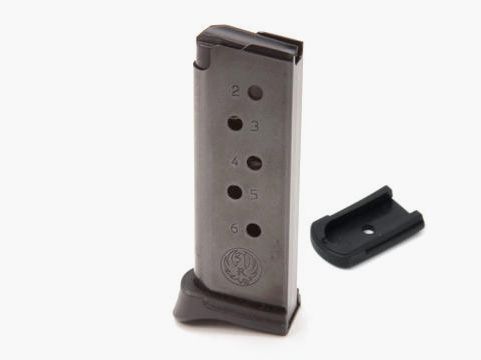 Caricatore Ruger LCP + Estensione – Cal. 9×17/380 Auto (6 Colpi)