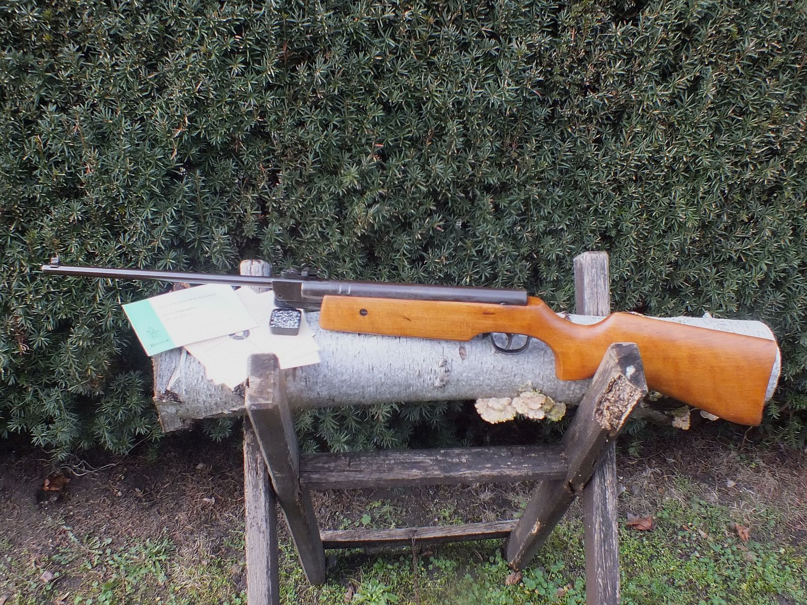 Rifle de aire comprimido Suhler Haenel 300- 3 con culata deportiva, RDA