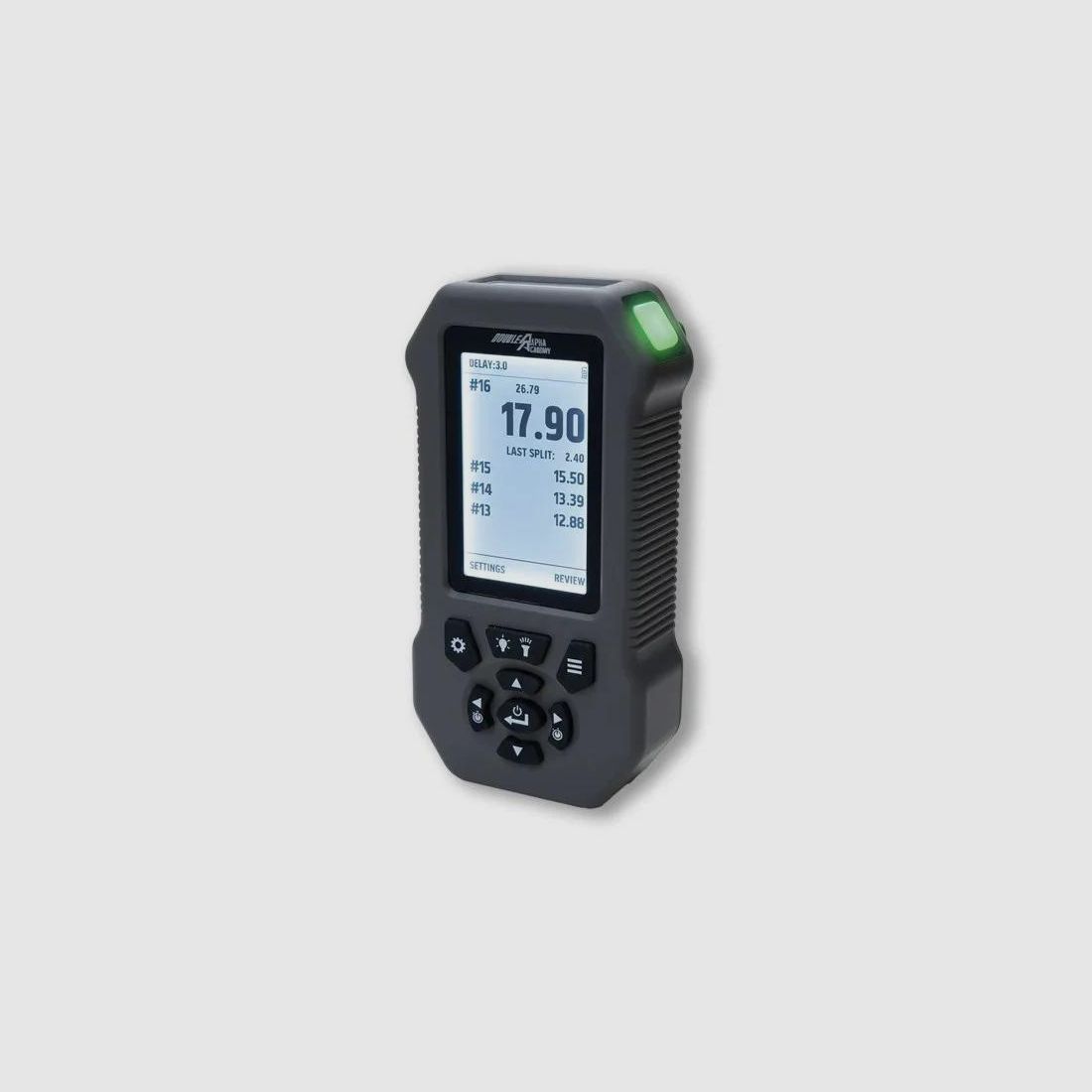 Double Alpha Timer/Geschwindigkeitsmesser Timer Edge Grün /teal