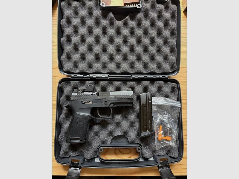 SIG Sauer P320, 3.9IN, Nitron, BLK mit Rotpunkt-Visierung
