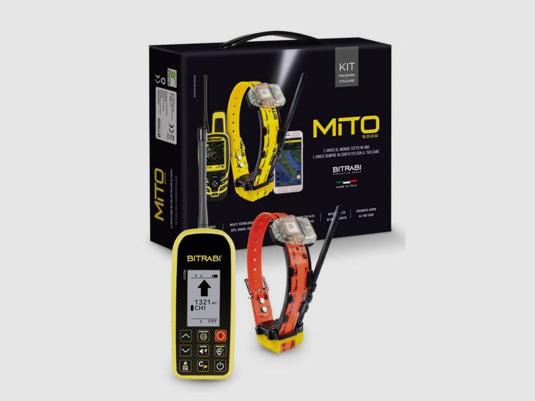 Kit Halsband MITO 5100 und Handgerät BS PLANET 103 LEGEND mit Bluetooth und Beeper Art. BTB5100BTLEGEND-B BITRABI, Bild 2 von 3