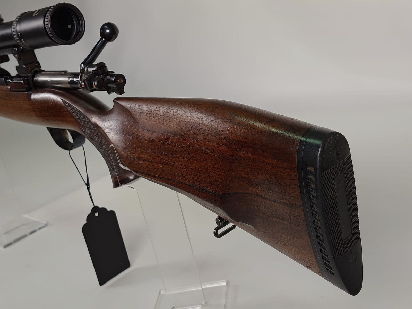 Oryginalny sztucer repetierowy Mauser 98 .30-06 z lunetą celowniczą Schmidt & Bender 3–12x50, zdjęcie 6 z 8