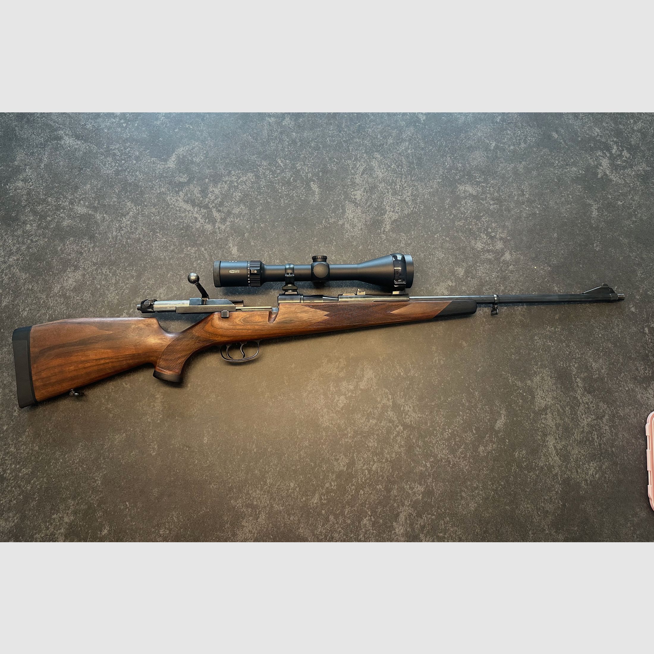 Mauser 66 in 8x68s mit m13x1 Mündungsgewinde und Meopta Meostar r2 2,5-15x56 Zielfernrohr