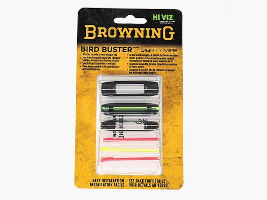 Browning Bird Buster Sight/Mire – set mirini in fibra ottica