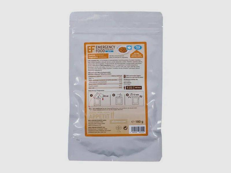 EF Emergency Food Gemüse Jambalaya 1 Portion