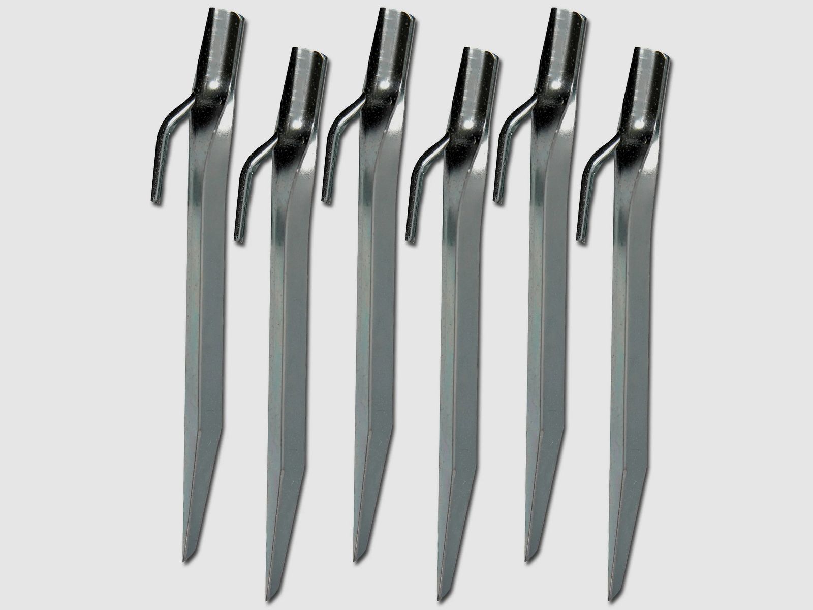 Highlander Flachstahl Heringe Highlander 18 cm 6er Pack