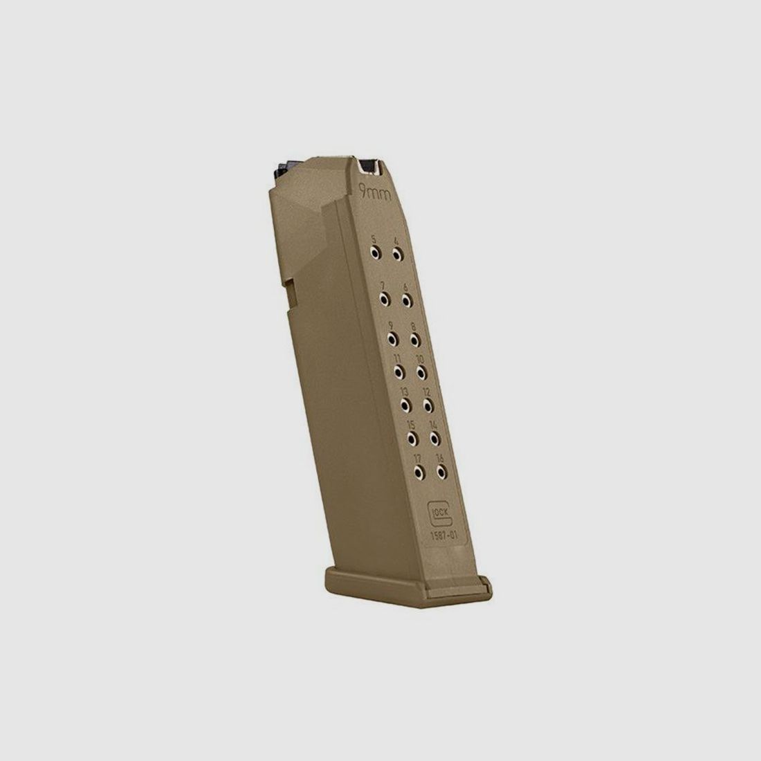 GLOCK Magazin G19X, G19, G26 (9 mm Luger) - 17 Patronen