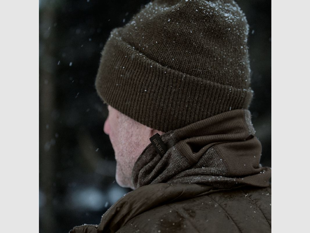 Härkila Kodiak CleverWool neck warmer Dark Hunting Green, image 3 of 5