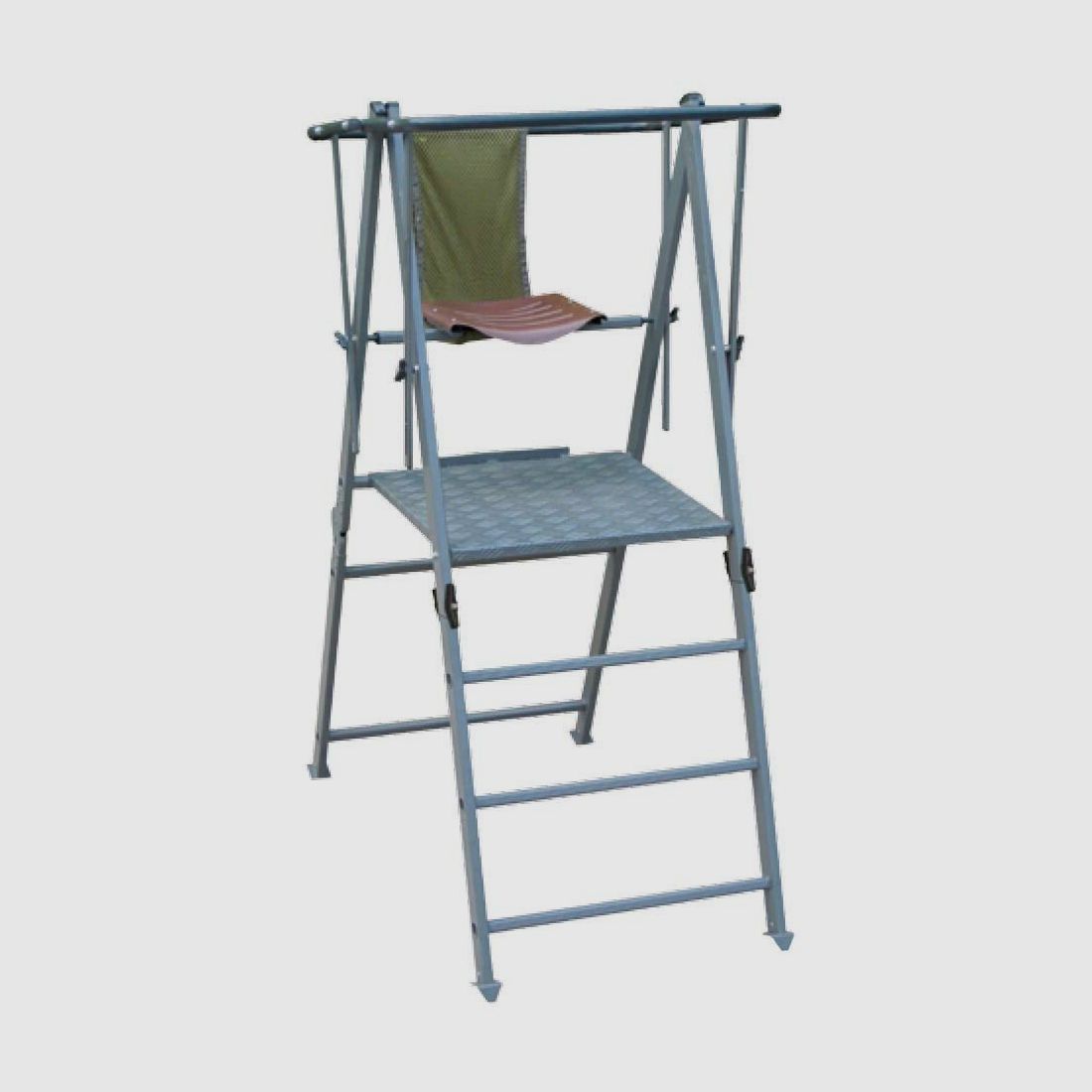 Fritzmann Ansitzstuhl Aluminium 4 Stufen