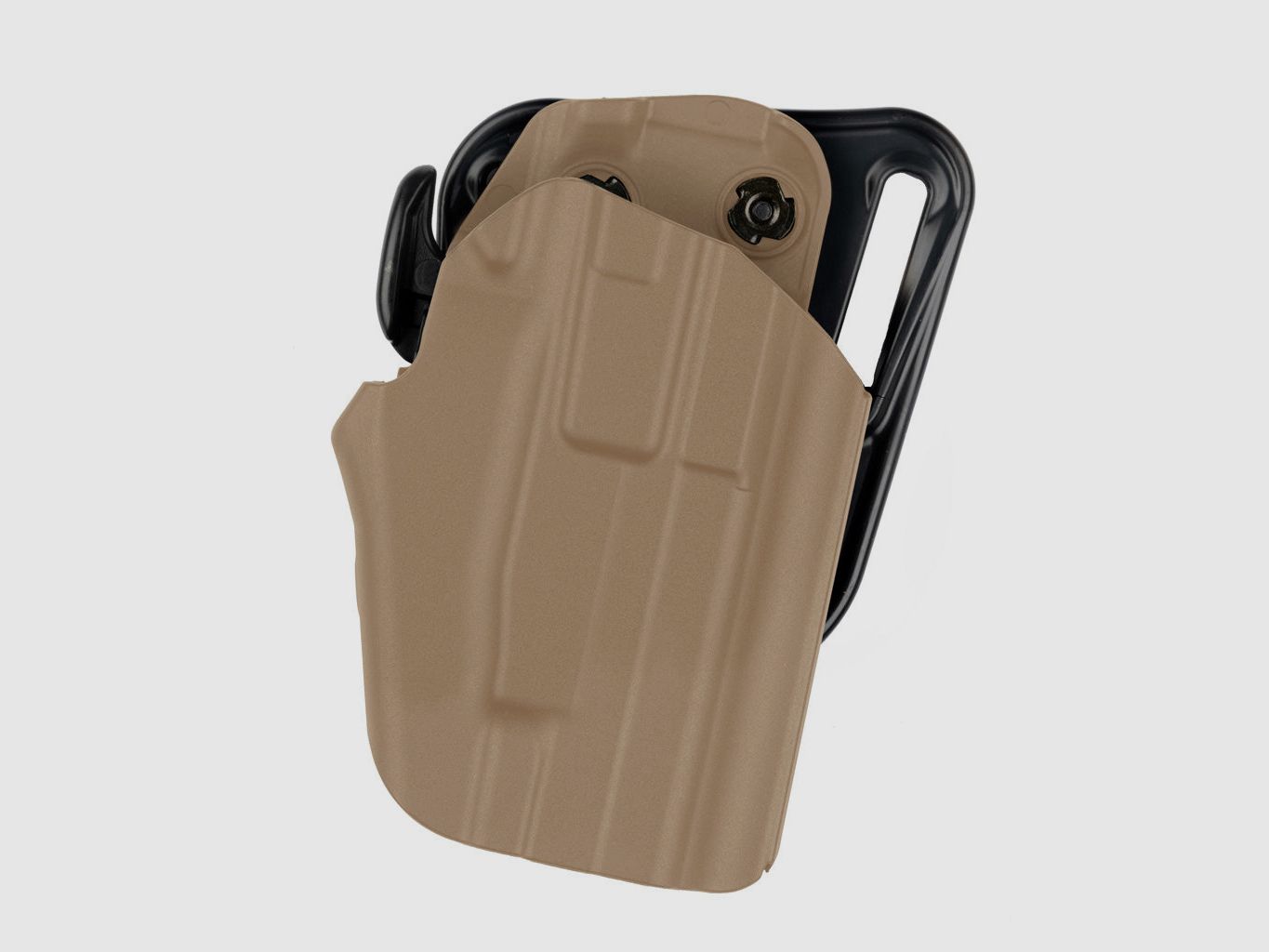 SAFARILAND 577 GLS "PRO-FIT" 7TS Gürtelholster 283* Glock 19/23/29/32/38/45,H&K 45C/P2000/P30/USP Comp./VP9/VP40,S&amp;W M&amp;P.45 4"/Compact/496/SD9VE,Walther P99/PPQ/M2 4" 9mm,.40-Beige-Rechts