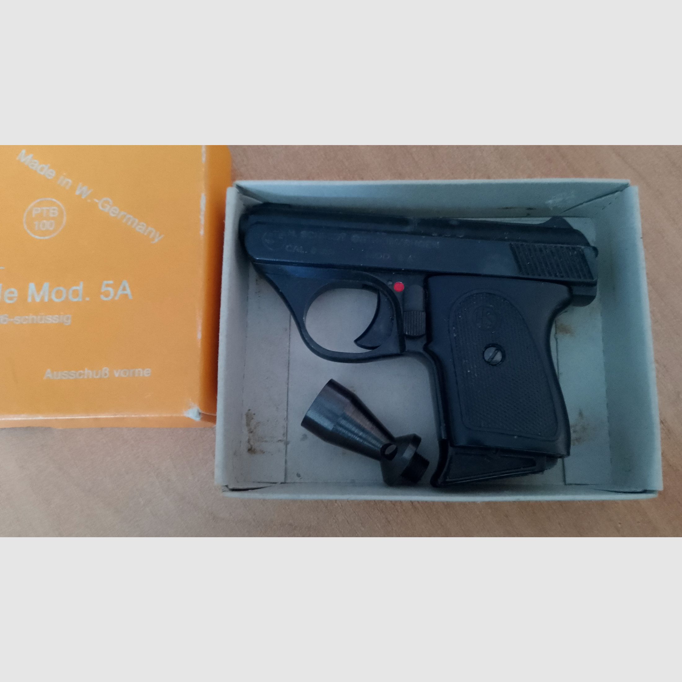 HS Mod.5A Kal. 8 mm Knall/ PTB 100 z 1977 roku!