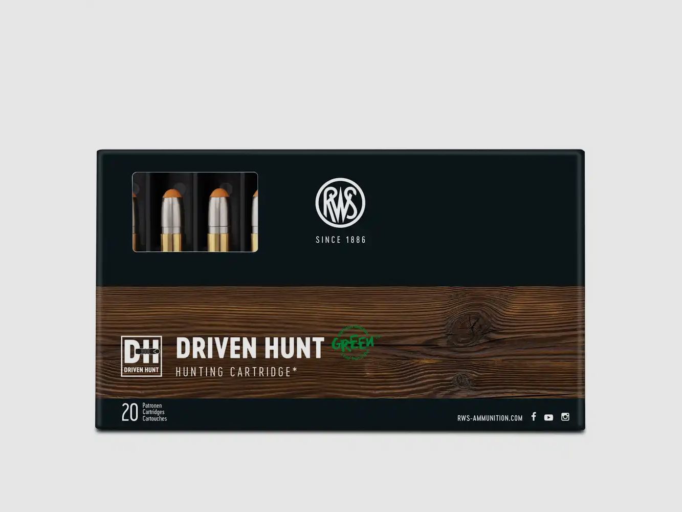 RWS .308 Win. Driven Hunt 10.7g 165gr lead-free