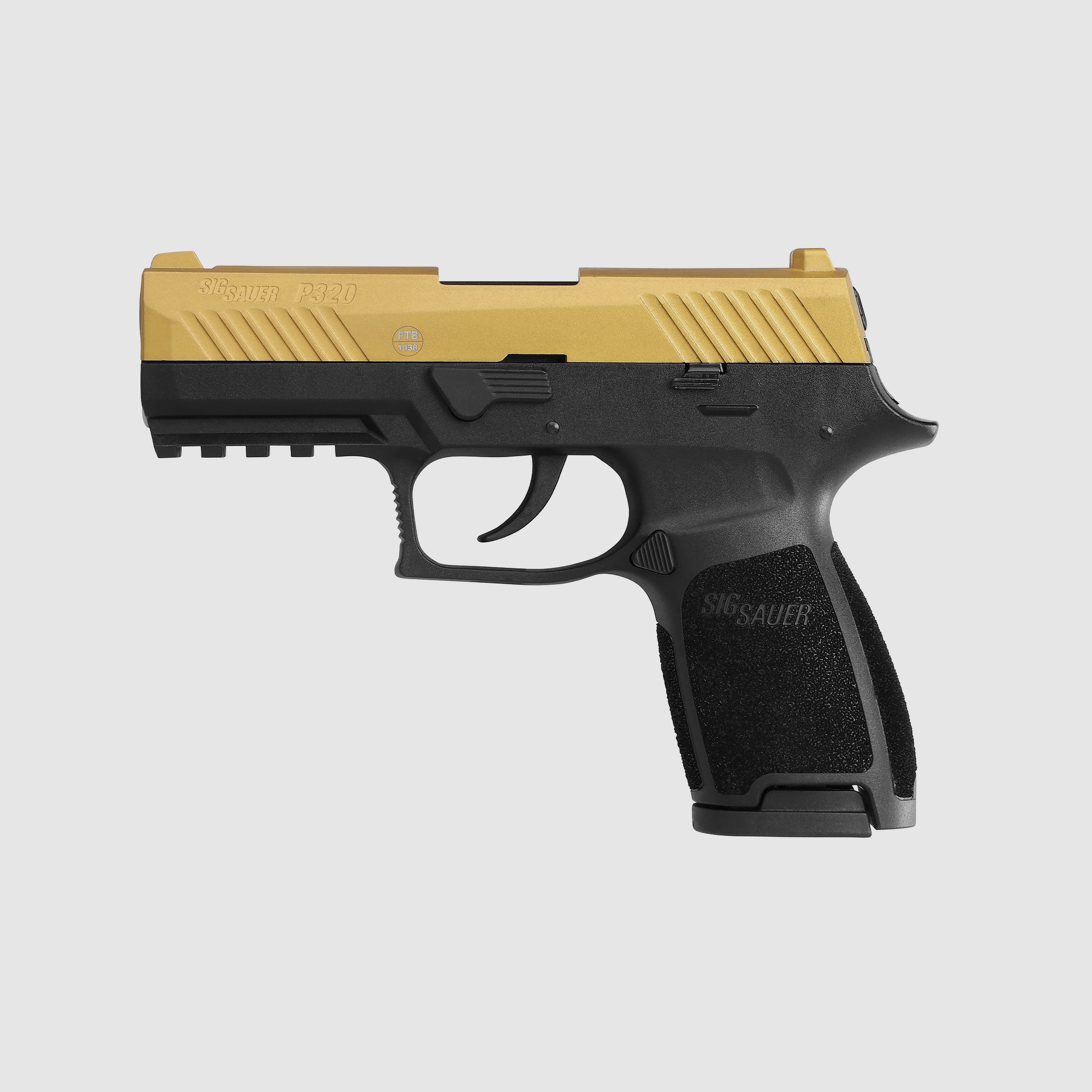 Sig Sauer P320 gold, Kaliber || SRS Pistole