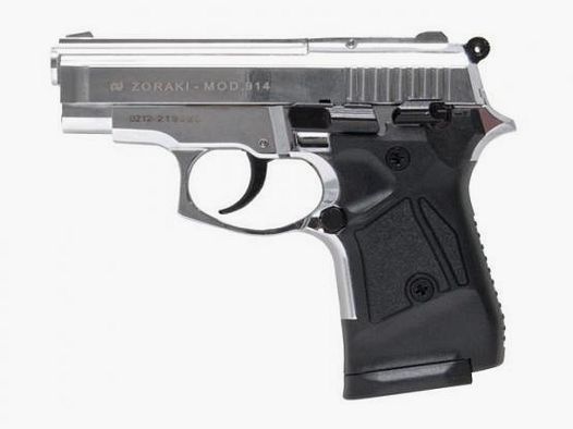Zoraki Mod. 914 cromado 9mm P.A.K. pistola de fogueo