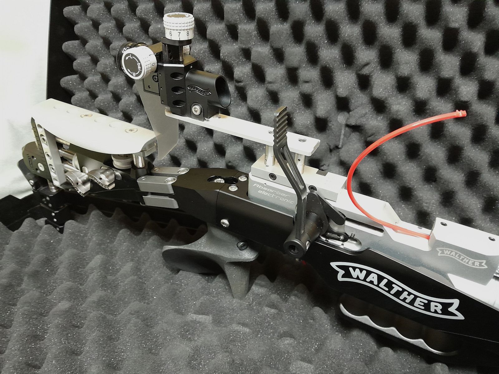 Walther LG 400 monotec Abzug elektronisch Auflage 