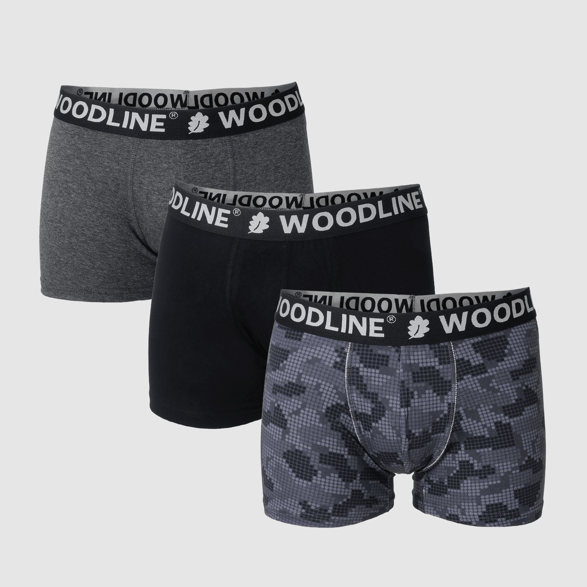 Woodline Boxer Briefs 3-pack 2XL
