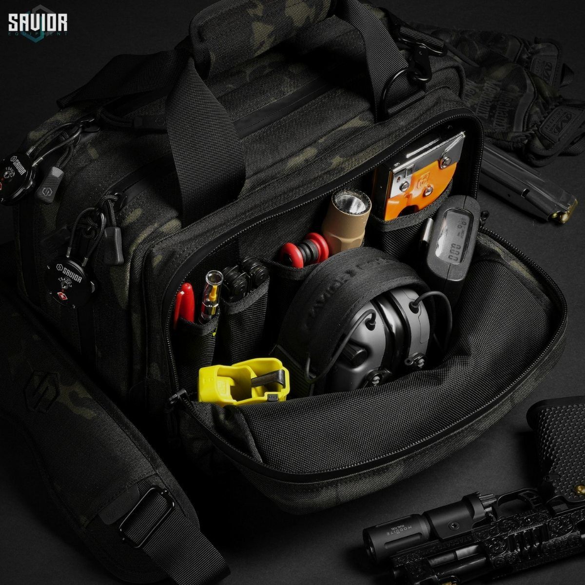 Savior – Mini Pistol Range Bag Specialist – Multicam Black – RA-DGSPWS-MINI-MCB, image 2 of 7