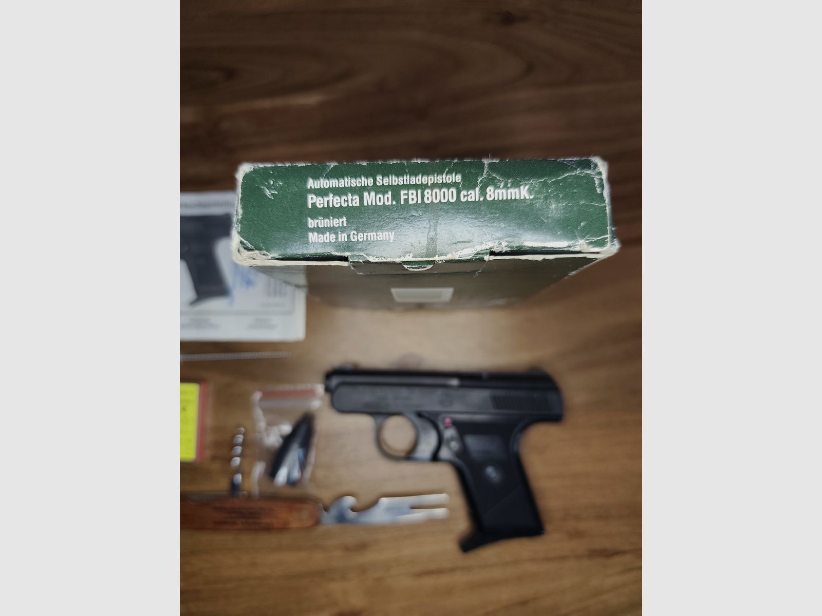 RECK Perfecta  Mod.FBI 8000 Kompletes Sammler - Set +CS Gas+Taschenmesser