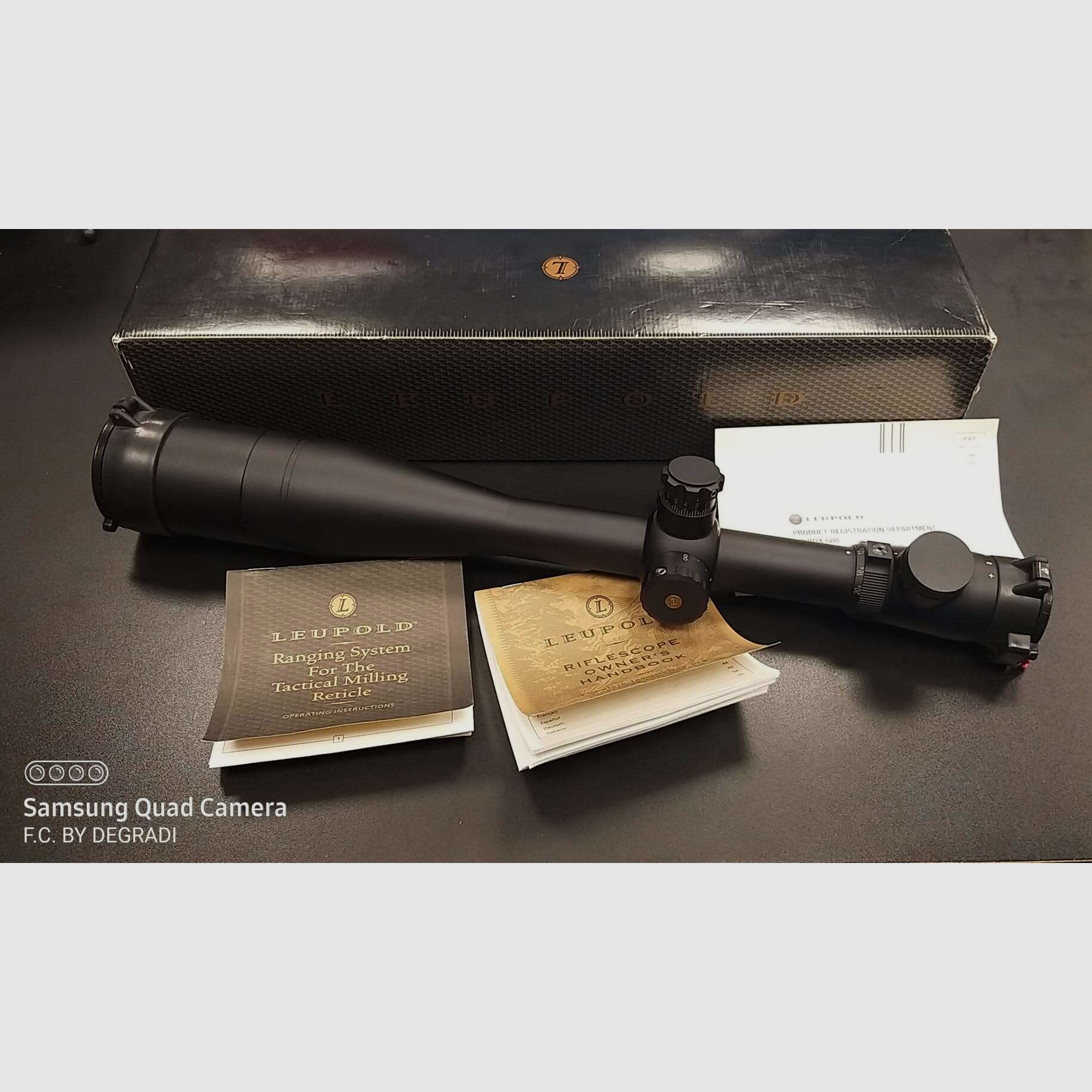 Leupold Mark 4 6,5 – 20 x 50 mm LR/T M1 avec Réticule Illuminé, image 1 sur 4