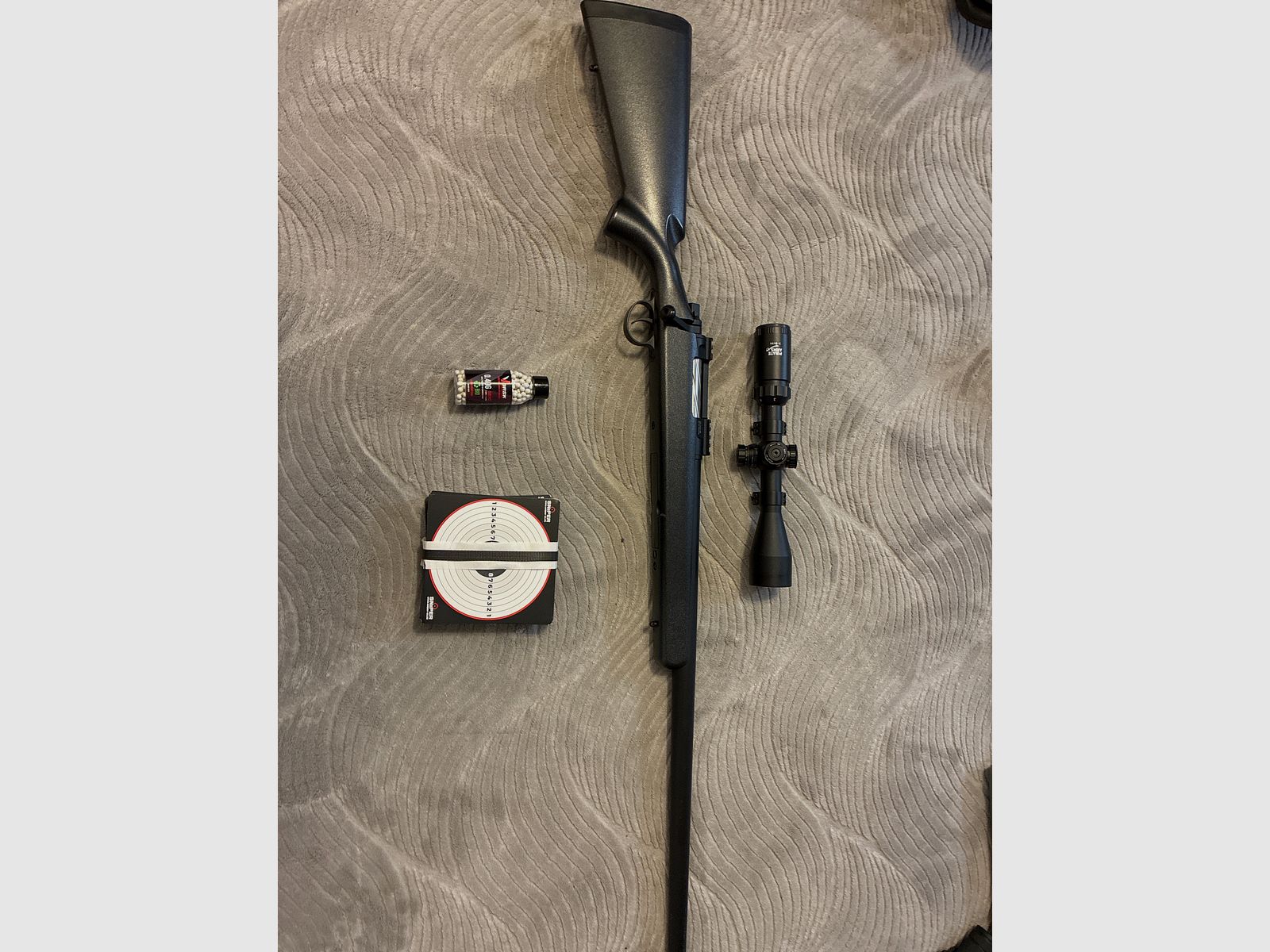 High Power 3J Barrett Bolt Action Sniper, Schwarz