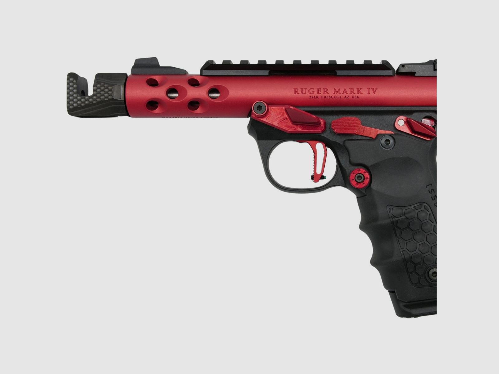 Ruger Mark IV 22/45 Lite Red Custom Racegun X Tandemkross 2 (43910), imagen 4 de 15