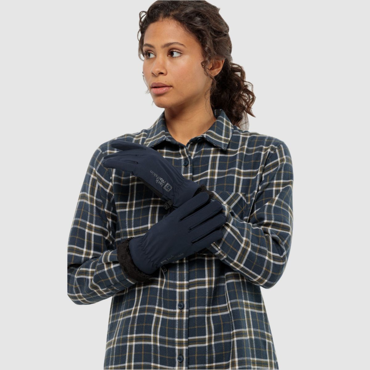 JACK WOLFSKIN Hightloft Glove Woman Night Blue