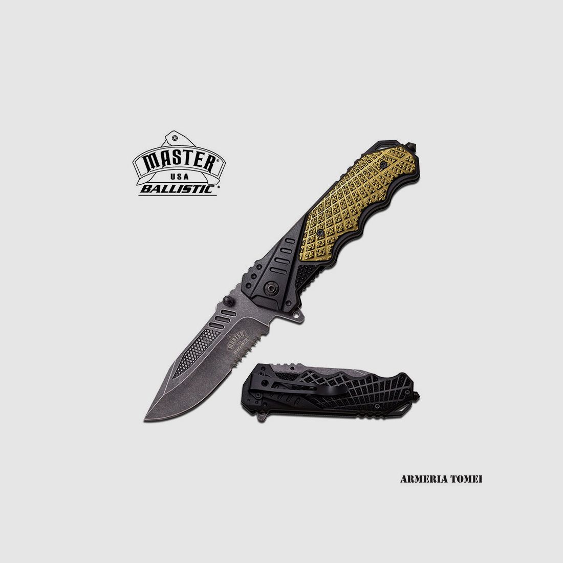 MASTER USA – MU-A025GN Federunterstütztes Messer