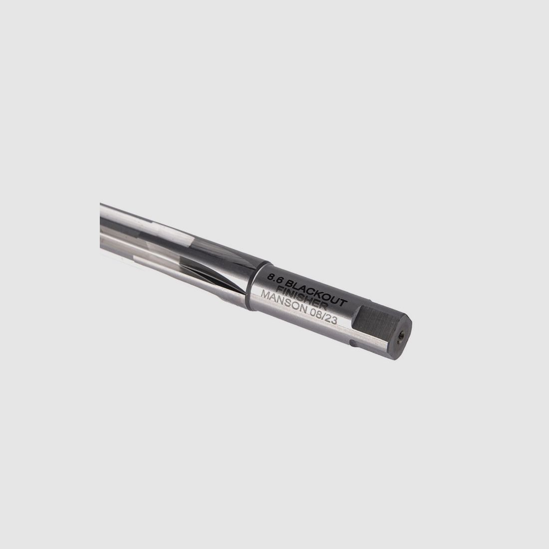 MANSON PRECISION LIVE FINISH CHAMBER REAMER MANSON PRECISION 8.6 BACKOUT REMOVABLE PILOT FINISHER, image 3 of 3