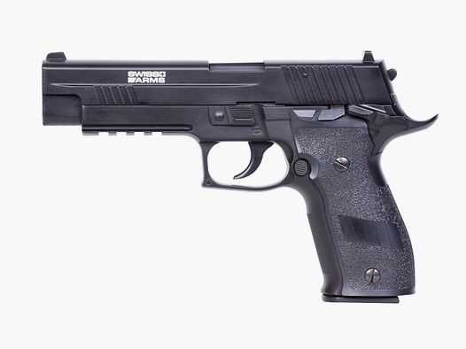 Swiss Arms Navy Pistol XXL Schwarz 6mm - Airsoft Co2 BlowBack